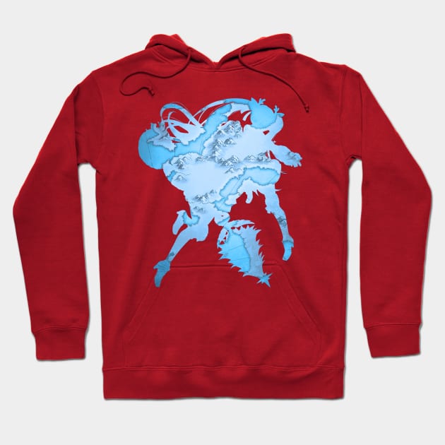 Cordelia & Selena: Unyielding Snow Hoodie by Raven's Secret Shop